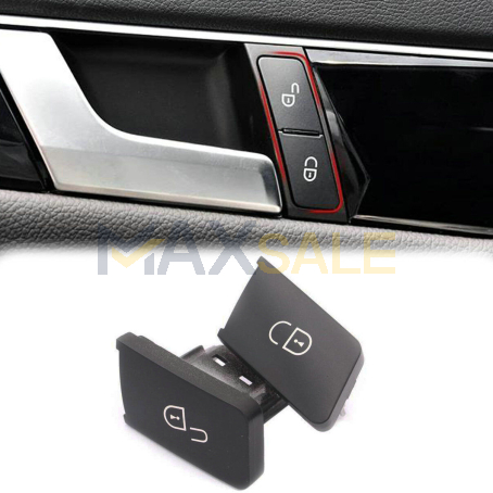 Бутон за отключване и заключване за лява врата черно на Mercedes Benz A B C CLA CLS G E GLK GLE ML class 