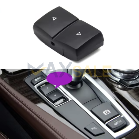 Бутон стрелки Sport / Eco pro черен за BMW 5 6 серия X3 X4 F10 F11 F06 F12 F13 F25 F26 (2010-2019)