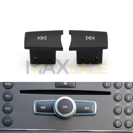 Бутони стрелки за CD / радио Модел A на Mercedes C class GLK W204 X204 (2007-2012)