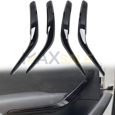 Комплект 4 интериорни дръжки на BMW X1 E84, черен гланц