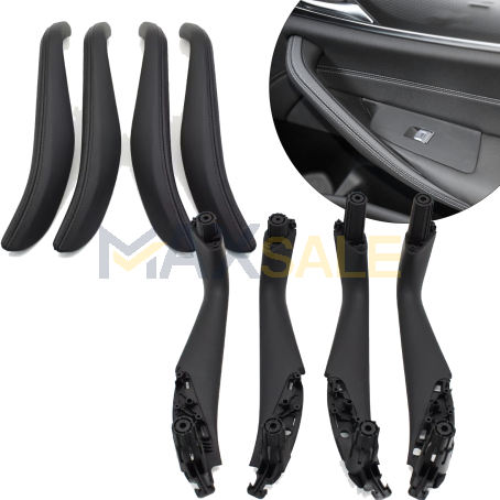 Пълен комплект интериорни дръжки за BMW 5 серия G30 G31 G38 M5 F90, черни