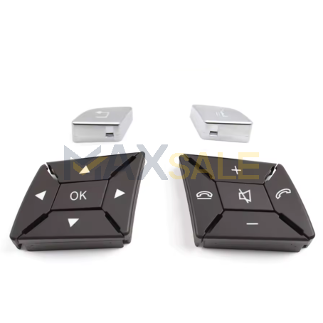 Бутони за волан за Mercedes W204 W212 W207 X204 W246 W218 W176 W172, Мока с хром