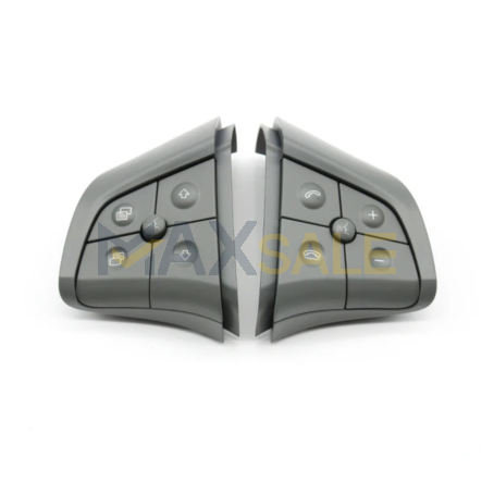 Копчета за волан с основа 10 бутона за Mercedes W164 W215 W251 ML / GL / B / R, Сиви