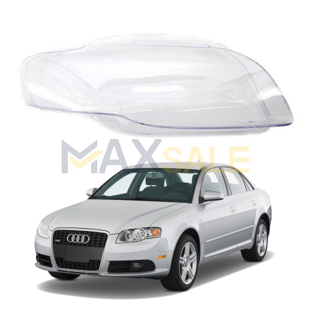 Ляво стъкло за фар на Audi A4 B7 (04-07)