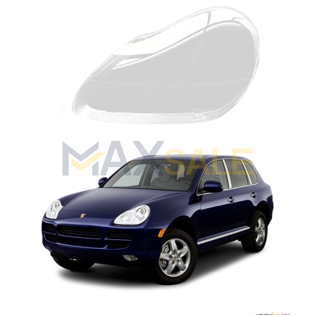 Ляво стъкло за фар за Porsche Cayenne (05-07)