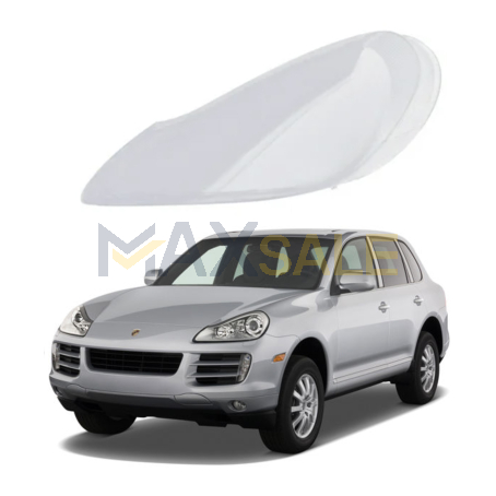Ляво стъкло за фар за Porsche Cayenne (08-10)