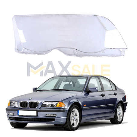 Ляво стъкло за фар за BMW 3 серия E46 (98-01)