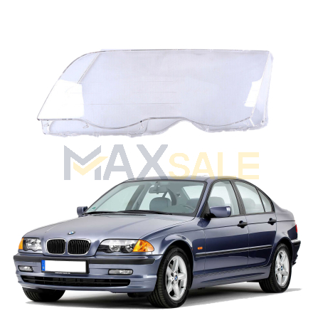 Дясно стъкло за фар за BMW 3 серия E46 (98-01)