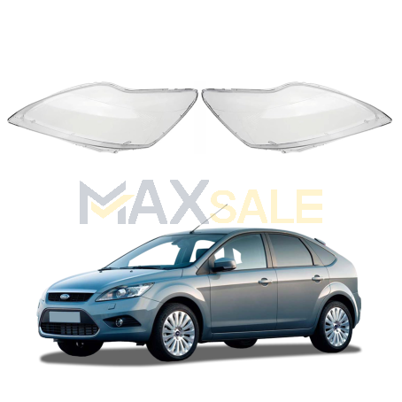 Комплект стъкла / капаци за фарове за Ford Focus, (09-11)