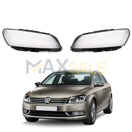 Комплект стъкла / капаци за фарове VW Passat B7 (12-16)