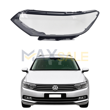 Ляво стъкло за фар за VW Passat B8 (2014-2020)