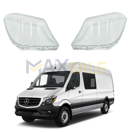 Комплект стъкла / капаци за фарове Mercedes Sprinter (16-18)