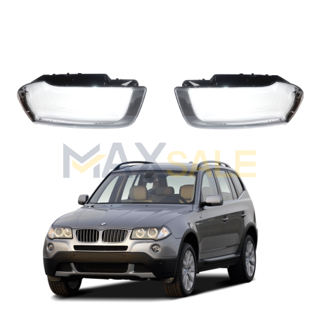Комплект стъкла / капаци за фарове BMW X3 E83 (04-10)