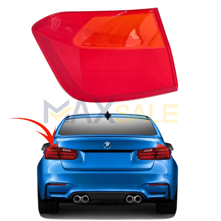Външно стъкло за ляв стоп на BMW 3 серия F30 (2011-2014)