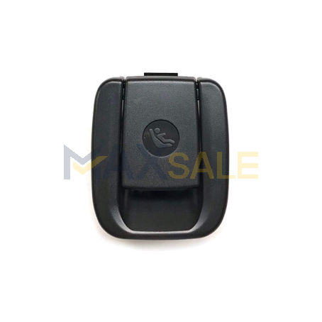 Черно капаче цяло за isofix / изофикс за задна седалка на BMW 2 серия X1 X2 F45 F46 F48 F49 F39