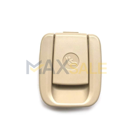 Бежово капаче цяло за isofix / изофикс за задна седалка на BMW 2 серия X1 X2 F45 F46 F48 F49 F39