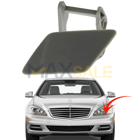 Ляво капаче за пръскалката на предна броня с основа за Mercedes GLK X204 (2008-2012) 