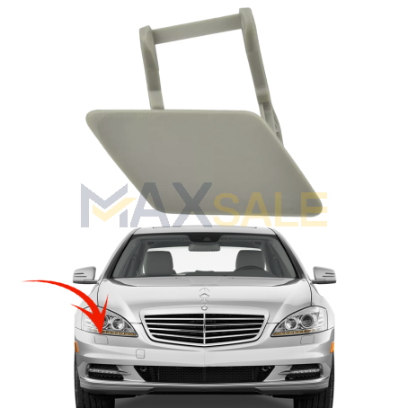 Дясно капаче за пръскалката на предна броня с основа за Mercedes GLK X204 (2009-2013) 