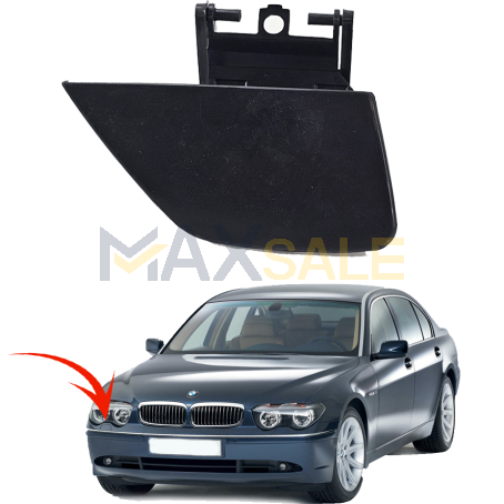 Дясно капаче за пръскалка с основа за BMW 7 серия E65 E66 (2000-2005)