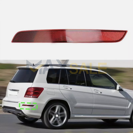 Светлоотразител за задна броня за Mercedes GLK X204 FACELIFT ДЕСЕН
