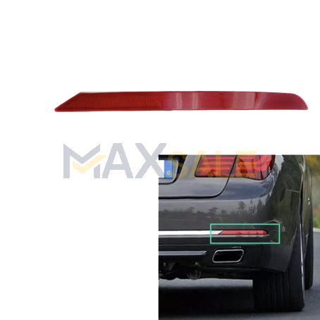 Светлоотразител за задна броня на BMW 7 серия F01 F02 LCI / Facelift (2013-2015), Десен