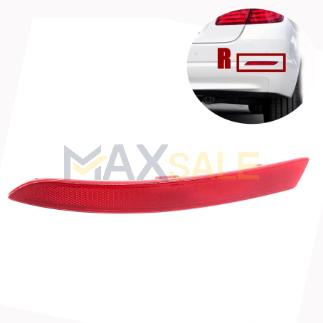 Светлоотразител / рефлектор за задна броня на BMW 5 серия F10 Facelift / LCI (2014-2017), Десен