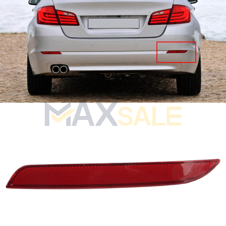 Светлоотразител / рефлектор за задна M броня на BMW 5 серия F10 (2010-2017), Десен 