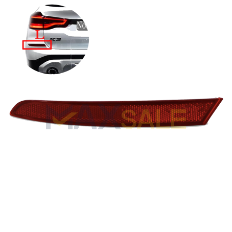 Светлоотразител / рефлектор за задна броня на BMW X3 G01 (2018-2024), Ляв