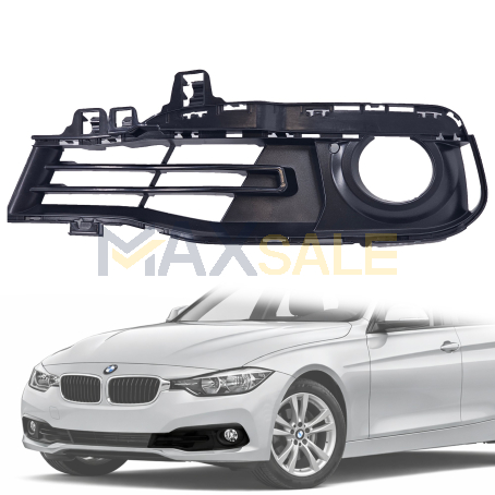 Решетка за ляв халоген в предна броня на BMW 3 серия F30 F31 LCI / Facelift (2014-2019)