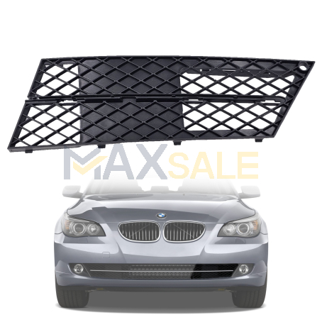 Решетка за ляв халоген в предна броня на BMW 5 серия E60 E61 LCI / Facelift (2007-2010)