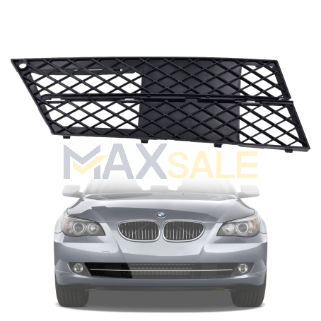 Решетка за десен халоген в предна броня на BMW 5 серия E60 E61 LCI / Facelift (2007-2010)