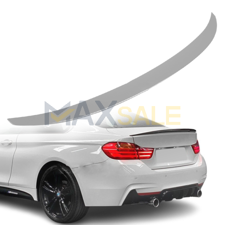 Лип спойлер за багажник M Performance style на BMW 4 серия F32 (2013-2020), подготвен за боядисване