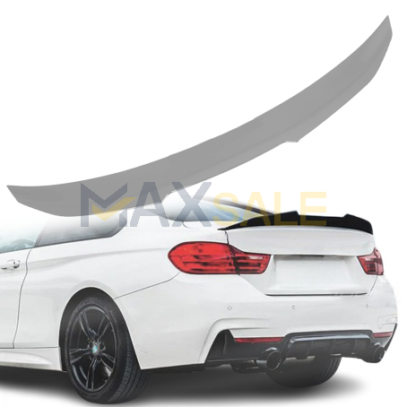 Заден лип спойлер за багажник PSM style на BMW 4 серия F32 (2013-2020), подготвен за боядисване