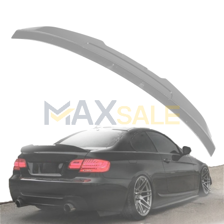 Заден спойлер за багажник PSM style на BMW 3 серия E92 (2005-2011), черен гланц