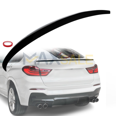 Лип спойлер за багажник Performance style на BMW X4 F26 (2014-2018), черен гланц