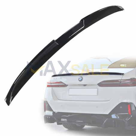 Заден спойлер за багажник M Performance style на BMW 5 серия G60 (2024+), черен гланц 