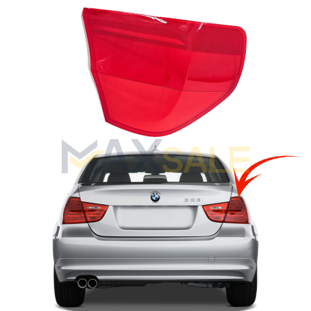 Външно стъкло за десен стоп на BMW 3 серия E90 facelift / LCI (2008-2012)