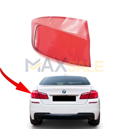 Външно стъкло за ляв стоп на BMW 5 серия F10 LCI / facelift (2014-2017)