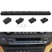 Комплект 10бр бутони за радио Модел B на BMW X5 X6 E70 E71 E72 (2007-2013) - (FM/AM,MODE)