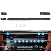 Бутони за радио Модел B на BMW 5 6 7 серия F10 F11 F18 F07 F06 F12 F13 F01 F02 F04 (2009-2019)