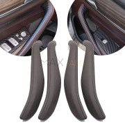 Комплект интериорни кожени капачета за BMW 5 серия G30 G31 G38 M5 F90, мока, 4бр.