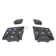 Бутони волан за Mercedes-Benz  W204 W212 W207 X204 W246 W218 W176 W172 A/B/C/E/GLK/CLA тъмно сиви