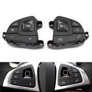 Бутони за волан с основа на Mercedes E Class W213 W238 (2016-2018), Черни