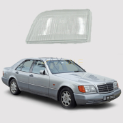Ляво стъкло за фар на Mercedes-Benz S W140 (96-98)