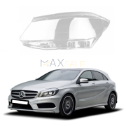 Ляво стъкло за фар на Mercedes-Benz A class W176 (12-15)