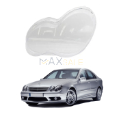 Ляво стъкло за фар на Mercedes-Benz C class W203 (97-01)