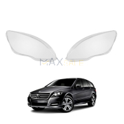 Комплект стъкла за фарове на Mercedes-Benz R class W251 (10-17), ляво и дясно