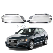 Комплект стъкла за фарове на  Audi A3 8P (09-12), ляво и дясно 