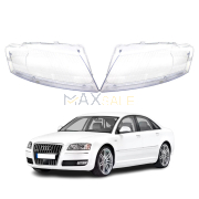 Комплект стъкла за фарове Audi A8 D3 (04-09), ляво и дясно