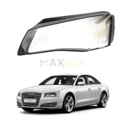 Ляво стъкло за фар Audi A8 D4 LED (10-13)